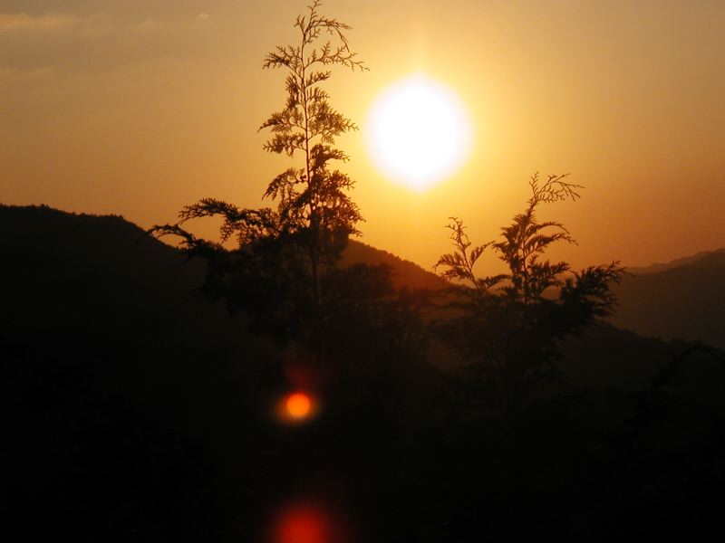 [Photo: Sunset of Hatenashi]