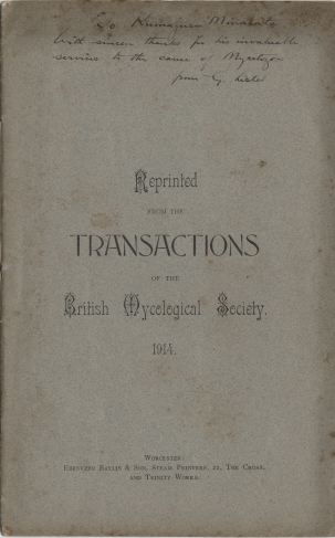[Photo: Cover of Lister's treatise]