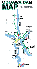 合川（殿山）ダムマップ
